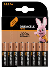 Duracell PLUS Power Batteri AAA - 16-pk